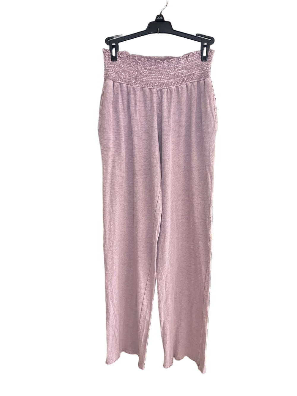 Hello Nite Orchard Plum Smocked Waist Wide-Leg Summer Pants